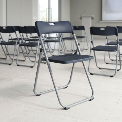 Folding chair Edison black 38X49X73CM