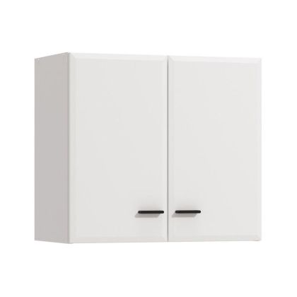 Wall kitchen cabinet Amelia 60A, white-white, high gloss, 60X32X54CM