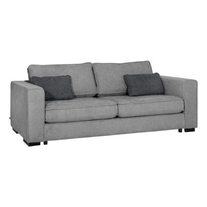 Three-seater sofa Huelva gray payment 231X93X86CM
