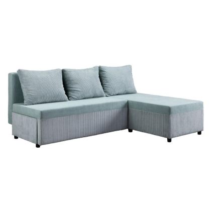 Corner sofa Luella mint color 202X152X80CM