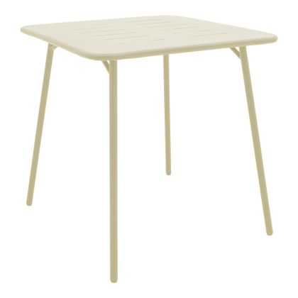 Moraja cream metal table 70X70X73CM