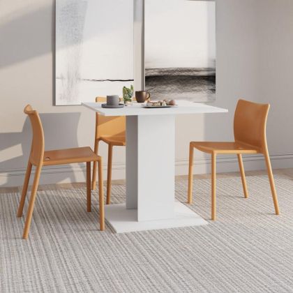 Dining table Capua white color 80X80X76CM