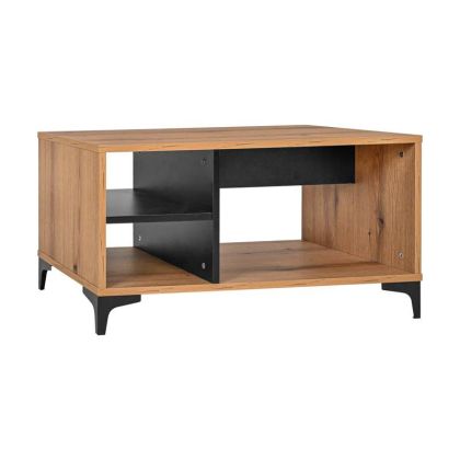 Coffee table Alba Artisan oak - black 90X50X47CM