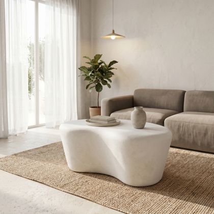 Холна маса Fedris Mdf бяла 80X70X34СМ