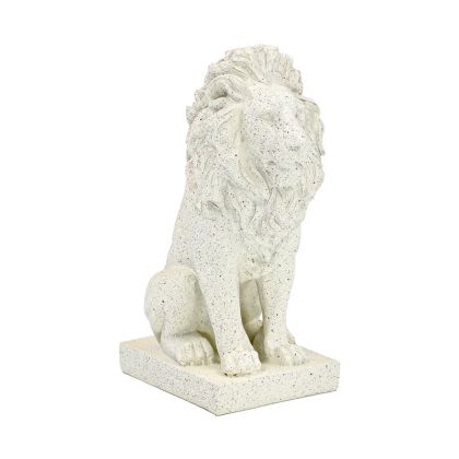 Декоративна фигура лъв FL243905 бежово-златист цвят 10X13X25СМ