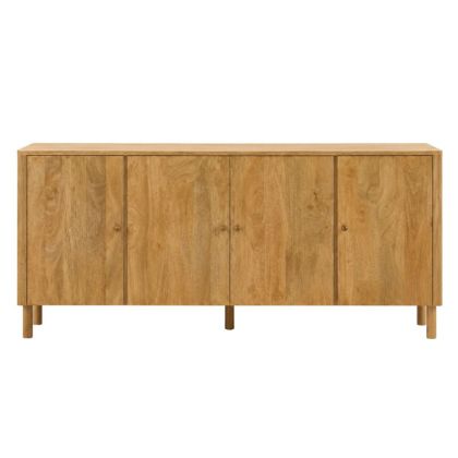 Wooden sideboard in light color 200X40X85CM