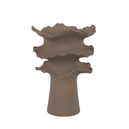 Ceramic vase beige 25X25X33CM