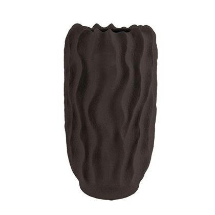 Ceramic vase brown 26.5X26.5X47CM