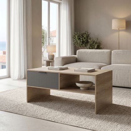 Coffee table Felina sonoma-anthracite 100x50x45cm