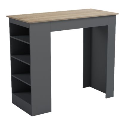 Bar table Riff anthracite-surface sonoma 120x55x105cm