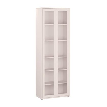 Showcase with 2 doors Alice, sand color 75X35X215CM
