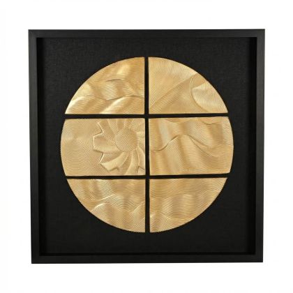 Painting FL801 black and gold 80X80XCM