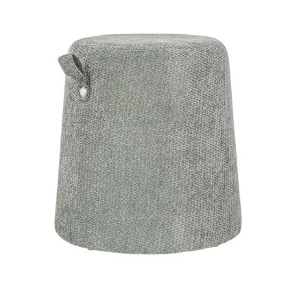 Round stool Orbis green color 39X43CM