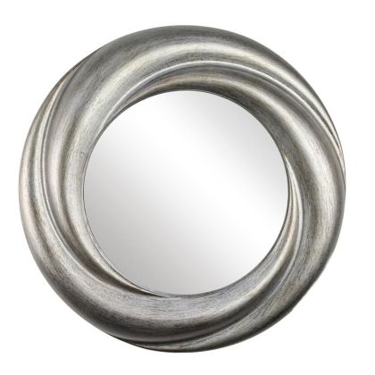 Round mirror FL2801 antique gray color 71cm