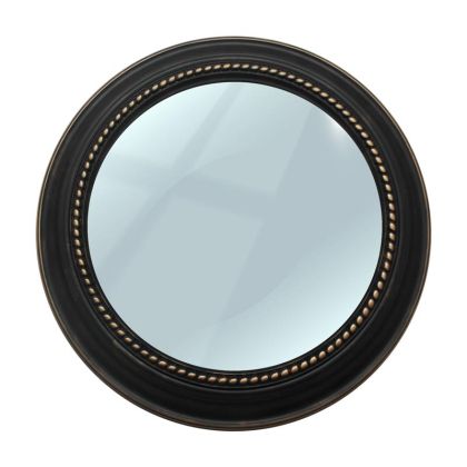 Round wall mirror FL716 brown color 74cm