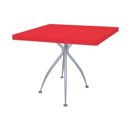 Table 80x80 sunny red