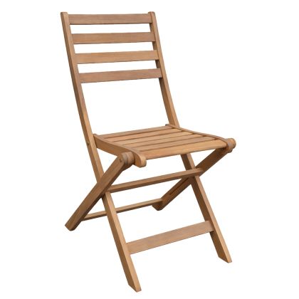 Сгъваем стол Muyen HM6542 акациево дърво в естествен цвят 55X45.3X86ВСМ.