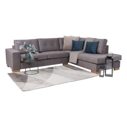 Кръгла табуретка New Lux в черен цвят с размери 46х46х43см