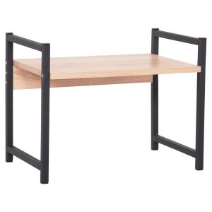 ЕТАЖЕРКА ЗА ОРГАНИЗИРАНЕ НА КУХНЯ BECKO HM18219.03 МЕЛАМИН В SONAMA-ЧЕРЕН МЕТАЛ 54.5x35x41Hcm.