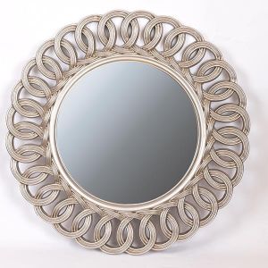 Mirror Pu silver 90x3x90cm
