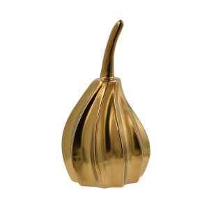 КЕРАМИЧНА ДЕКОРАТИВНА ФИГУРА FL2123 ЗЛАТИСТ ЦВЯТ 11X11X19СМ