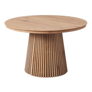 ТРАПЕЗНА МАСА RIM-II - РАЗТЕГАТЕЛНА РОТОНДА, МДФ, ЕСТЕСТВЕН ЦВЯТ