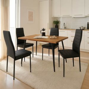 ДЕКОРАТИВНА ФИГУРА Африканка FL240306 ЧЕРНО-БЯЛ ЦВЯТ 12x6x25см