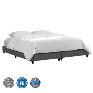 ЗА ДВОЙНО ЛЕГЛО SIGGY HM21217-СИВ ПЛАТ-ЗА МАТРАК 160X200СМ.