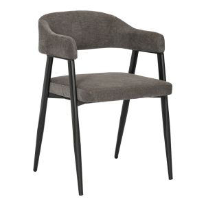 Фотьойл Агнес в светло син цвят дамаска с размери 66х73х77см