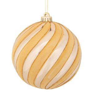 ГЛАНЦИРАНА ПЛАСТМАСОВА ТОПКА ШАМПАНСКО 12 СМ