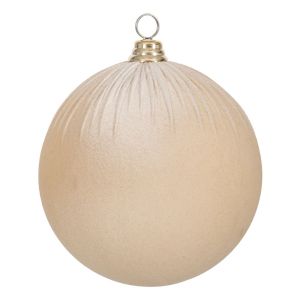 КОЛЕДНА КАДИФЕНА ТОПКА КРЕМ 25 СМ