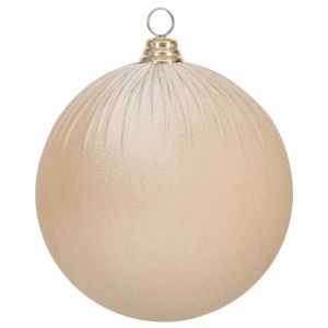 КОЛЕДНА КАДИФЕНА ТОПКА С КРЕМ 30 СМ