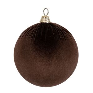 КОЛЕДНА КАФЯВА КАДИФЕНА ТОПКА 20 СМ