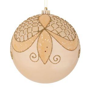 КОЛЕДНА ТОПКА, НЕЧУПЛИВА 20 СМ С ДИЗАЙН