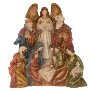 КОЛЕДНА ФИГУРА ПОЛИРЕЗИН РОЖДЕСТВО ХРИСТОВО 31,5X12,5X33CM