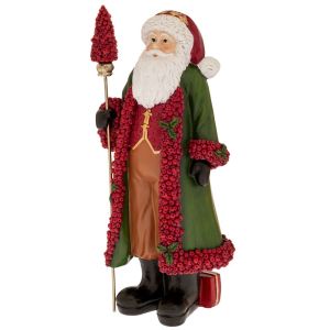 КОЛЕДНА ФИГУРКА ОТ ЧЕРВЕН ПОЛИРЕЗИН 14X10,5X29,25 СМ