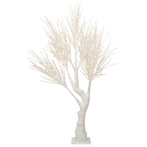 ДЪРВЕНО ШКАФЧЕ В БЯЛО RIVIERA