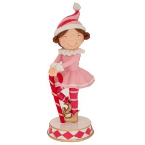 РОЗОВО МОМИЧЕ ЕЛФ ОТ ПОЛИРЕЗИН 10.5X12.5X28.5СМ