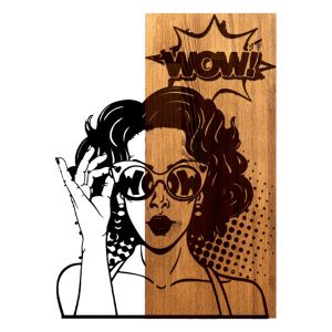 ДЕКОРАТИВНА ФИГУРА FL23108 ЛИЦА ЗЛАТЕН ЦВЯТ 18x9x20cm