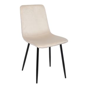 СТОЛ GRATO БЕЖОВ ПЛАТ - ЧЕРЕН МЕТАЛЕН КРАК 45.5X53.5X88.5СМ