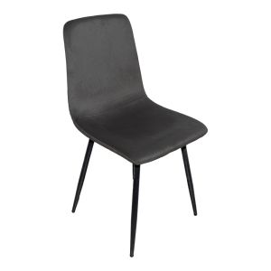 СТОЛ GRATO ЧЕРЕН ПЛАТ - ЧЕРЕН МЕТАЛЕН КРАК 45.5X53.5X88.5СМ