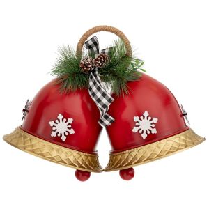 ЧЕРВЕНИ МЕТАЛНИ КАМБАНКИ 50X27X38СМ