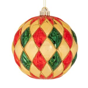 ЧЕРВЕНО-ЗЕЛЕНА НЕЧУПЛИВА ТОПКА 12 СМ