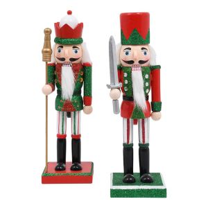 Настолен часовник Мост в натурален цвят метал-дърво с размери 50х8х30см