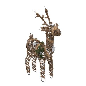 ДЕКОРАТИВНА НАСТОЛНА ФИГУРА FL23107 ЛИЦА ЗЛАТЕН ЦВЯТ 17x10x29cm