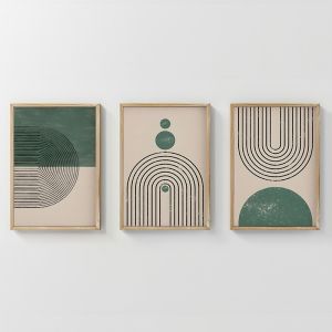 КАРТИНА ВЪРХУ ПЛАТНОТО Линии 140x3x70см