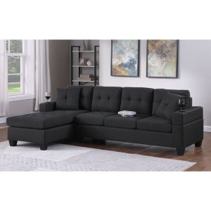 Висящ пендел лампа за таван за 3 крушки Фенери черен метал Φ23x127Hсм HM4083