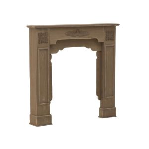 Дървена стойка за камина