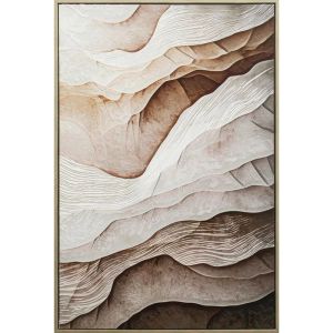 Ъглов десен диван New Toulouse в цвят мока с възглавници таупе с размери 260х205х93см