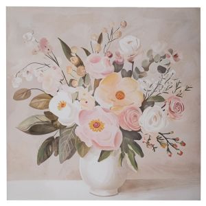 КАРТИНА ВЪРХУ ПЛАТНО Гора 36050 БЕЖОВО-КАФЯВО-СИВО 100x4x100см